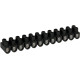 Barrette acier noire10 mm² 70008 