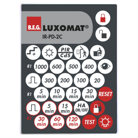 IR-PD-2C télécommande à infrarouge pour PD maître 2 canaux 92475 