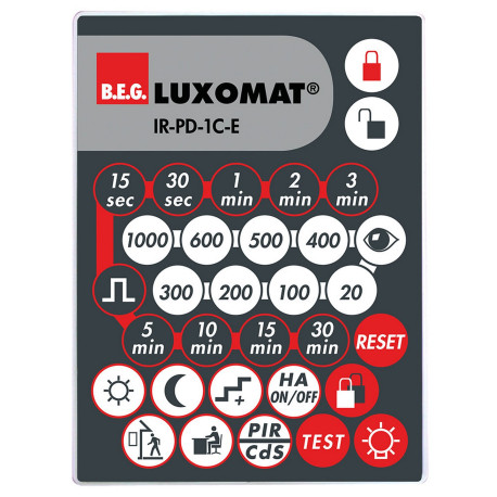 IR-PD-1C-E télécommande à infrarouge pour gamme M-1/2C 92077 