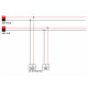 LK-TP/KNX REG coupleur de ligne, connectant 2 segments KNX via 1 paire torsadée 90401 