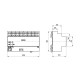 DIM4-230/UNI/250/H/KNX REG commutation variation incandescentes, halogènes-HV 90222 